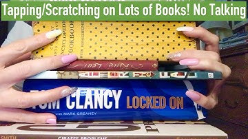 ASMR * Tapping & Scratching on Lots of Books! * Fast Tapping * No Talking * ASMRVilla