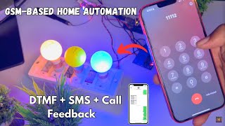 Home Automation System Using Quectel EC200U: Control Relays via DTMF & SMS with Call End Feedback