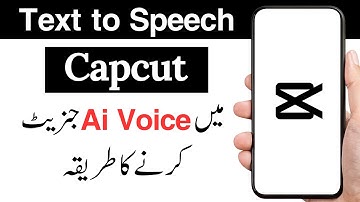 Capcut me text to speech kaise kare | How to generate AI Voice in Capcut