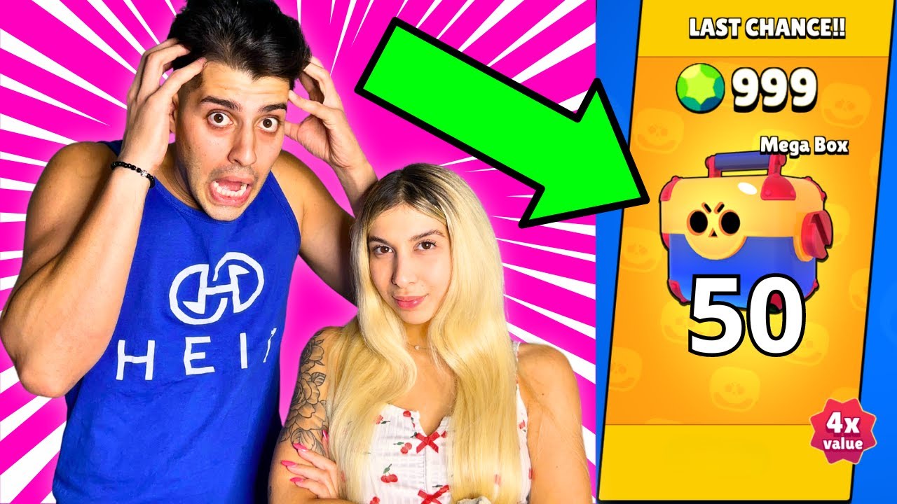 50 MEGA BOX Μαζί με Φαιη (ΑΚΡΑΙΟ) *Brawl Stars*