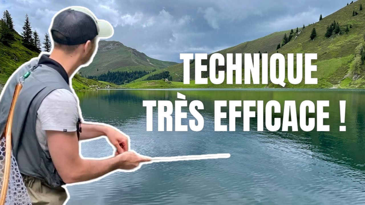 PÊCHER en LAC de montagne avec une technique très EFFICACE !