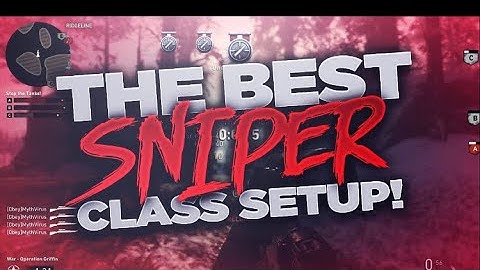 The Best Sniping Class Setup for Beginners!!! COD WW2