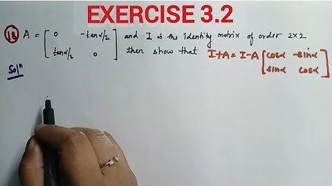 Ex 3.2 q18| ex 3.2 q18 class 12