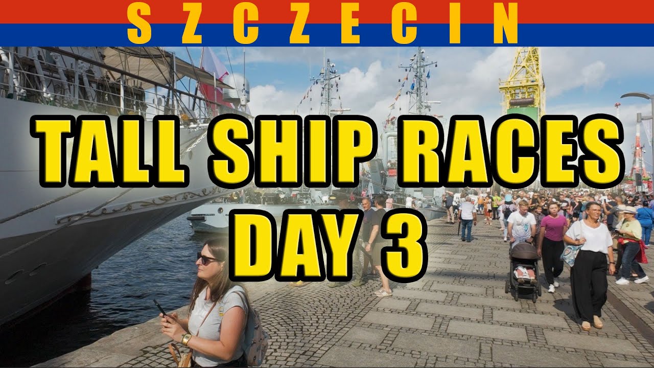 Tall Ship Races - Dzień 3. Finał regat w Szczecinie. Sierpień 2024.