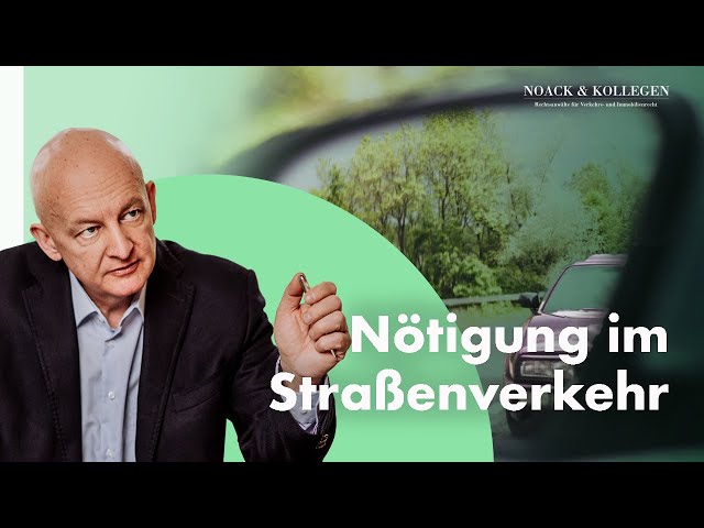 Nötigung im Straßenverkehr innerstädtisch: Was Sie wissen sollten!