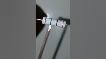 cara menghitung nilai resistor dengan kode warna gelangnya#shorts