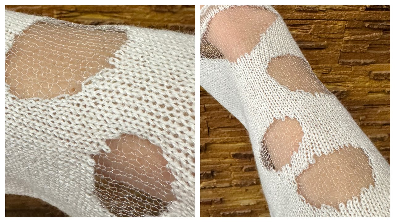 Узор Лысые пятна или Привет от моли