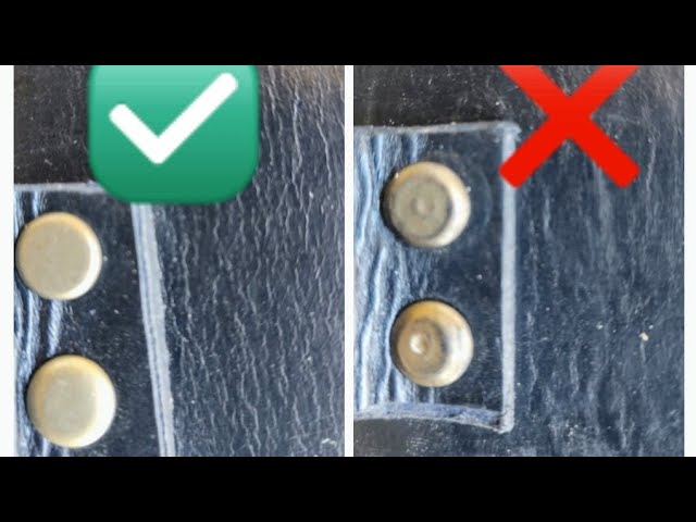 Cómo colocar botón metálico de jean 