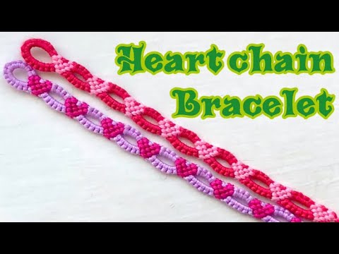 Love Heart Valentinesday Friendship Bracelets Step by Step Tutorial | Easy  Tutorial for Beginner - YouTube