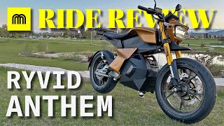 Meet the Anthem: First Impressions of Ryvid’s Flagship E-Moto