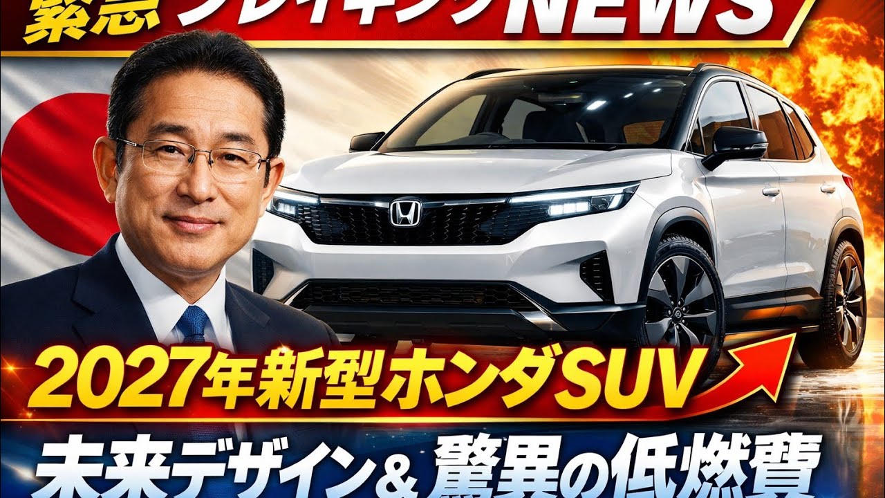 【衝撃】2027年新型ホンダ小型オフロードSUVがヤバすぎる！未来デザイン×驚異の低燃費でSUV市場が崩壊する可能性ーーーーーーーーーーーーーー