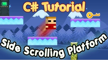 C# Tutorial - Create a simple Side Scrolling Platform Game in Visual Studio
