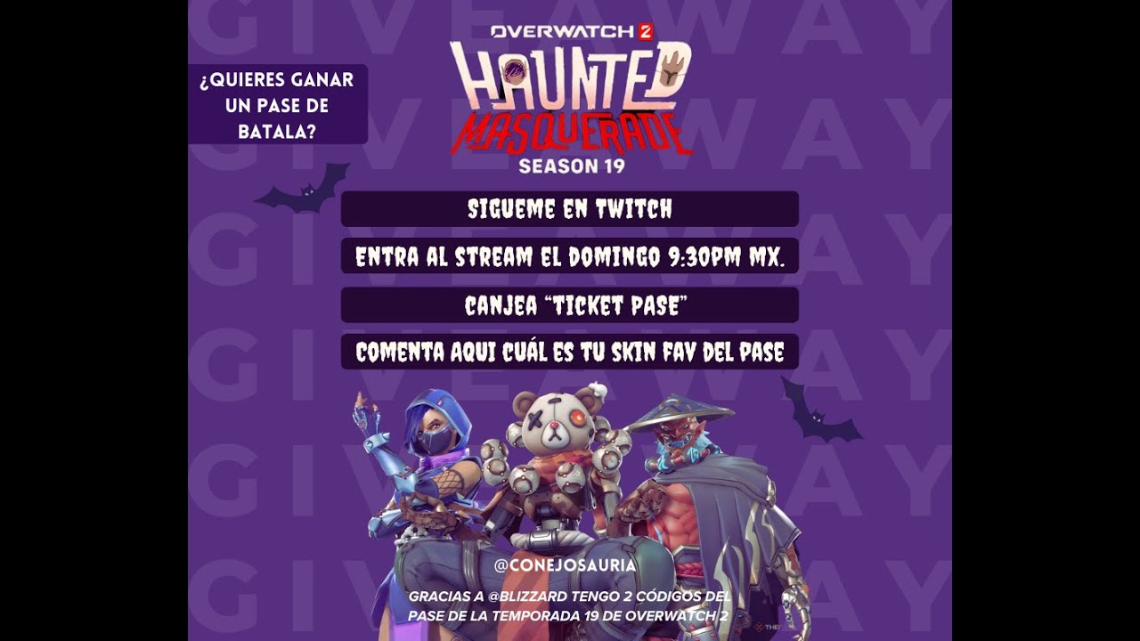 🎁 Overwatch + Sorteo 2 PASES 