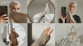 Beige - Lightroom Mobile Presets | Beige Preset | Beige Filter | Cream Preset | Nude Preset