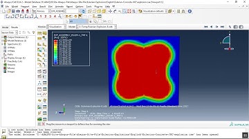 Simulation Eulerian Explosion over Concrete Wall in Abaqus step by step