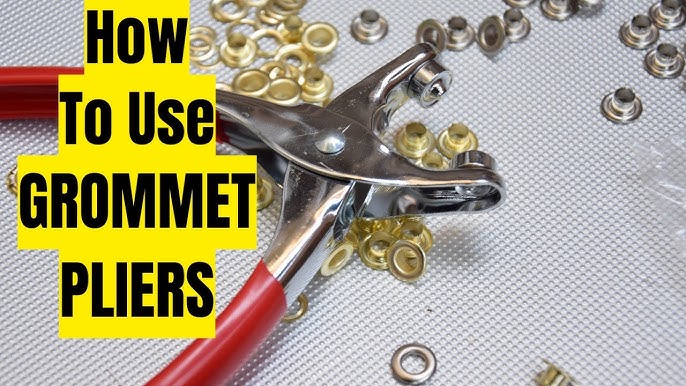 Using a Fabric Hole Cutter for Grommets & Fasteners 