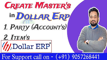 create "Items/Accounts" Master