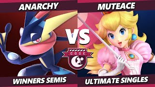 Code Crimson 3 Top 8 - Anarchy Greninja Vs. Muteace Peach Smash Ultimate - Ssbu