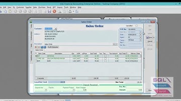 Sales Invoicing and Sales Order