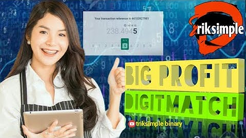 DIGITMATCH PATROON BINAIRE CODE 109. || PATROON X1 EN PATROON X0