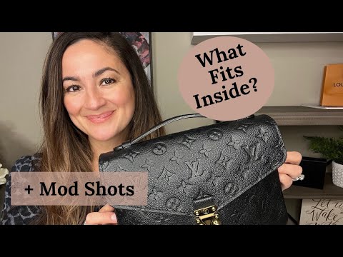 Louis Vuitton Pochette Metis Monogram Empreinte REVIEW- What fits inside? Mod  Shots 