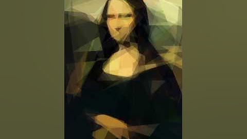 Mona Lisa Genetic Algorithm Test 1