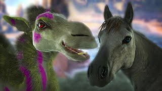картинка: ВЕРБЛЮД и ДИКАЯ ЛОШАДЬ -  ARK: Survival Evolved - 2 серия