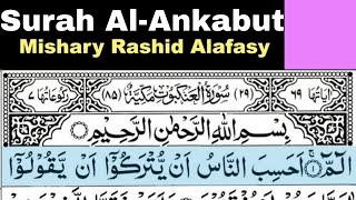 29 - Surah Al-Ankabut Full | Sheikh Mishary Rashid Al-Afasy With Arabic Text (HD)