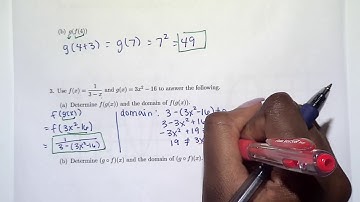 1.8 part 2 - Algebra of Functions and Function Composition