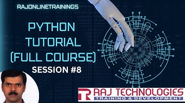 Python Tutorial for Beginners |Session - 8 | Python FrozenSet and Dictionary |  rajonlinetrainings