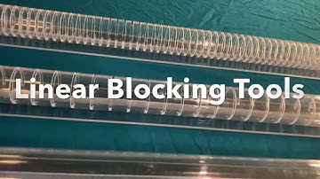 Linear Blocking Tools - acrylic blocks now on the market