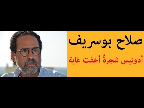 صالح دياب هذا زمن الركاكة وصلاح بوسريف أدونيس شجرة أخفت غابة