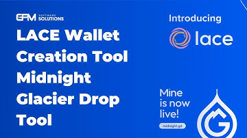 Hướng dẫn tạo ví Lace & làm Airdrop Midnight Glacier Drop | Lace Wallet Midnight Glacier Drop Guide