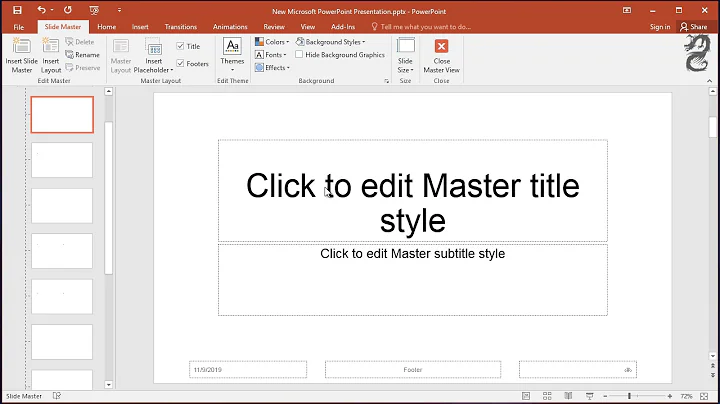 Changing the font of all slides at once in PowerPoint