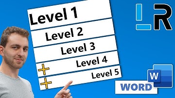 MS Word: Table of contents show more levels - 1 MINUTE