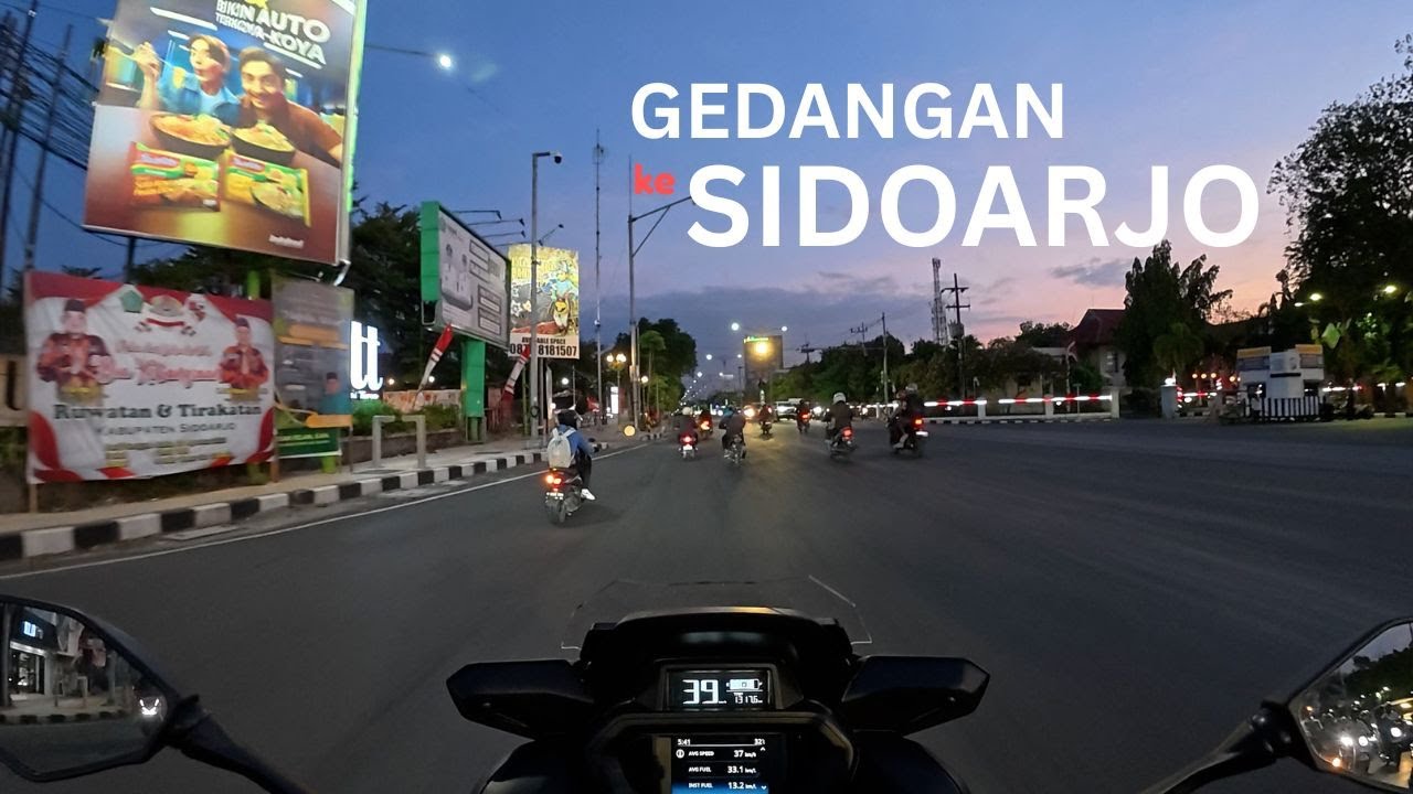 Perjalanan dari GEDANGAN ke SIDOARJO