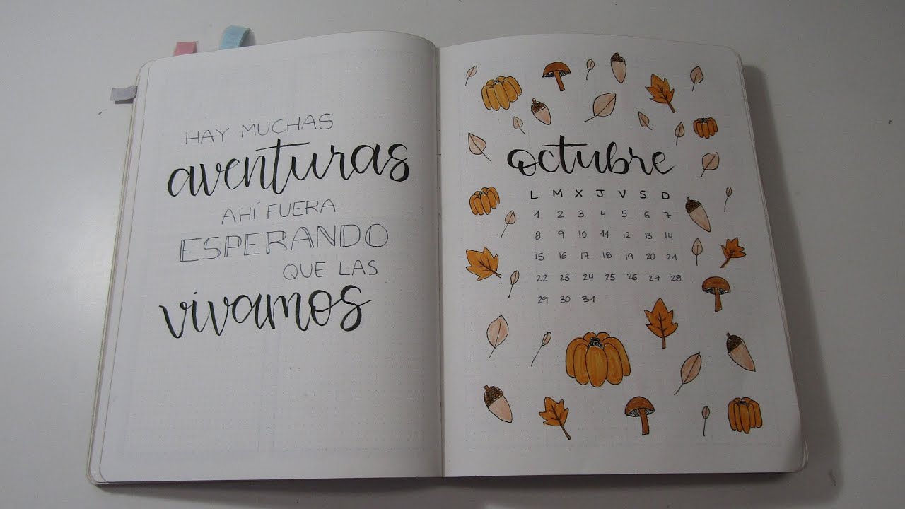 Portada Octubre 2018 | Bullet journal - thptnganamst.edu.vn