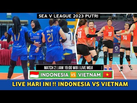 Indonesia vs Vietnam - SEA V League 2023 Putri Seri 1 Vietnam