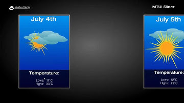 M2Touch Tutorial: Slider