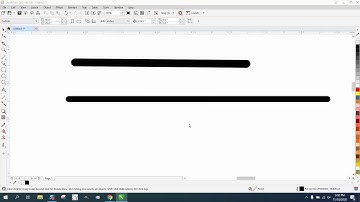 Corel Draw Tips & Tricks Rounded ends on a line and save as default