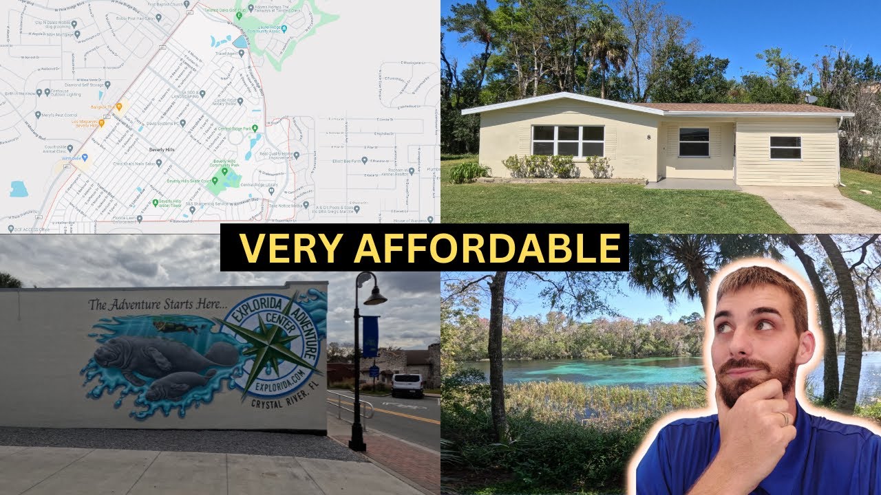 Beverly Hills Florida Home and Map Tour .