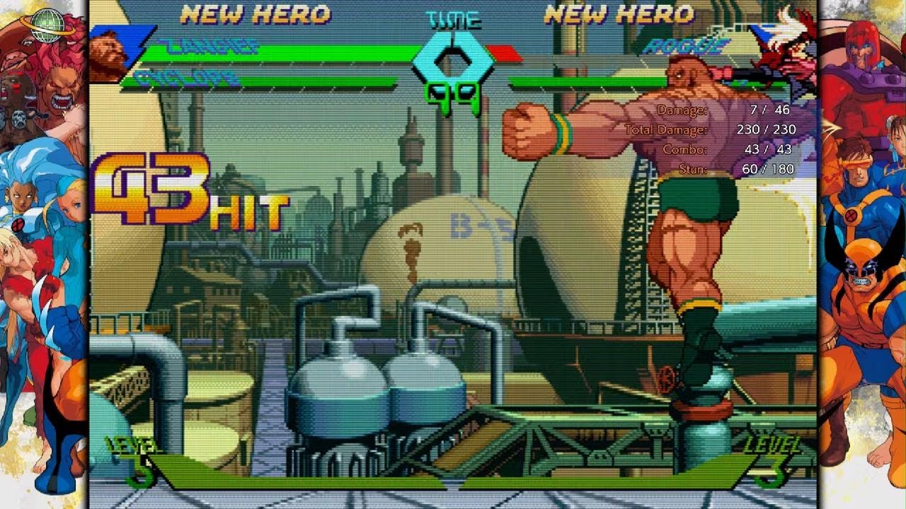 X-Men vs Street Fighter - Zangief infinite combo