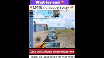 M416 no scope spray like hacker 😈#spraylikehacker #bgmishorts #noscopespray #m416glacier