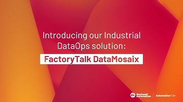 Introducing our Industrial DataOps solution – FactoryTalk DataMosaix