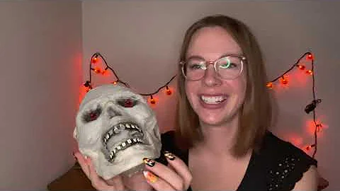 ASMR Halloween Dollar Store Haul  (with nail tapping and scratching)