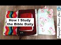Daily Bible Study Routine | Traveler&#39;s Notebooks | Three-Year Plan