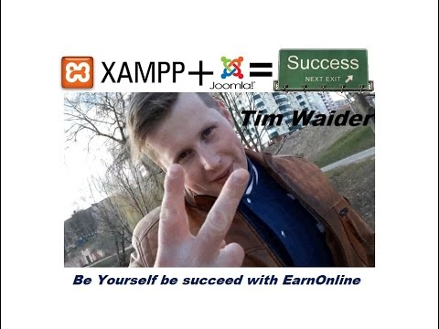 Xampp local server how to install make a website be succeed 