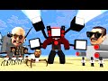 Minecraft Mobs : SKIBIDI TOILET SEASON 1 ALL EPISODE - Minecraft Animation