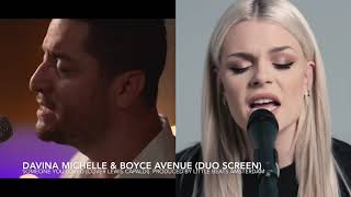 Davina Michelle DUET Boyce Avenue singing 'Someone you loved' (a Lewis Capaldi cover).