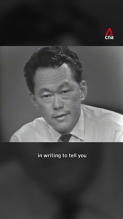 Lee Kuan Yew on Singapore’s separation from Malaysia